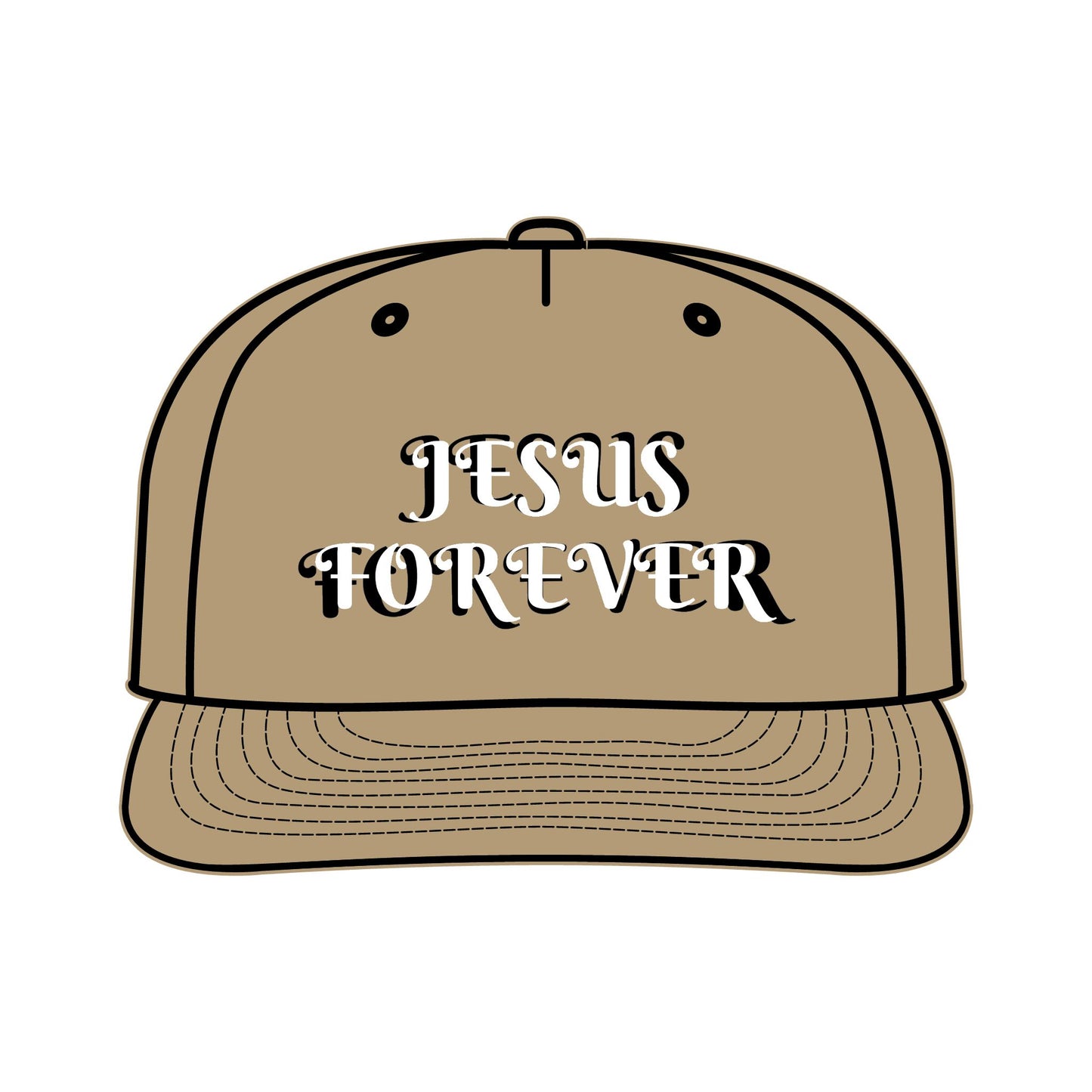 Surf Cap with JESUS FOREVER