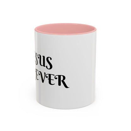 Accent Coffee Mug (11, 15oz)  JESUS FOREVER