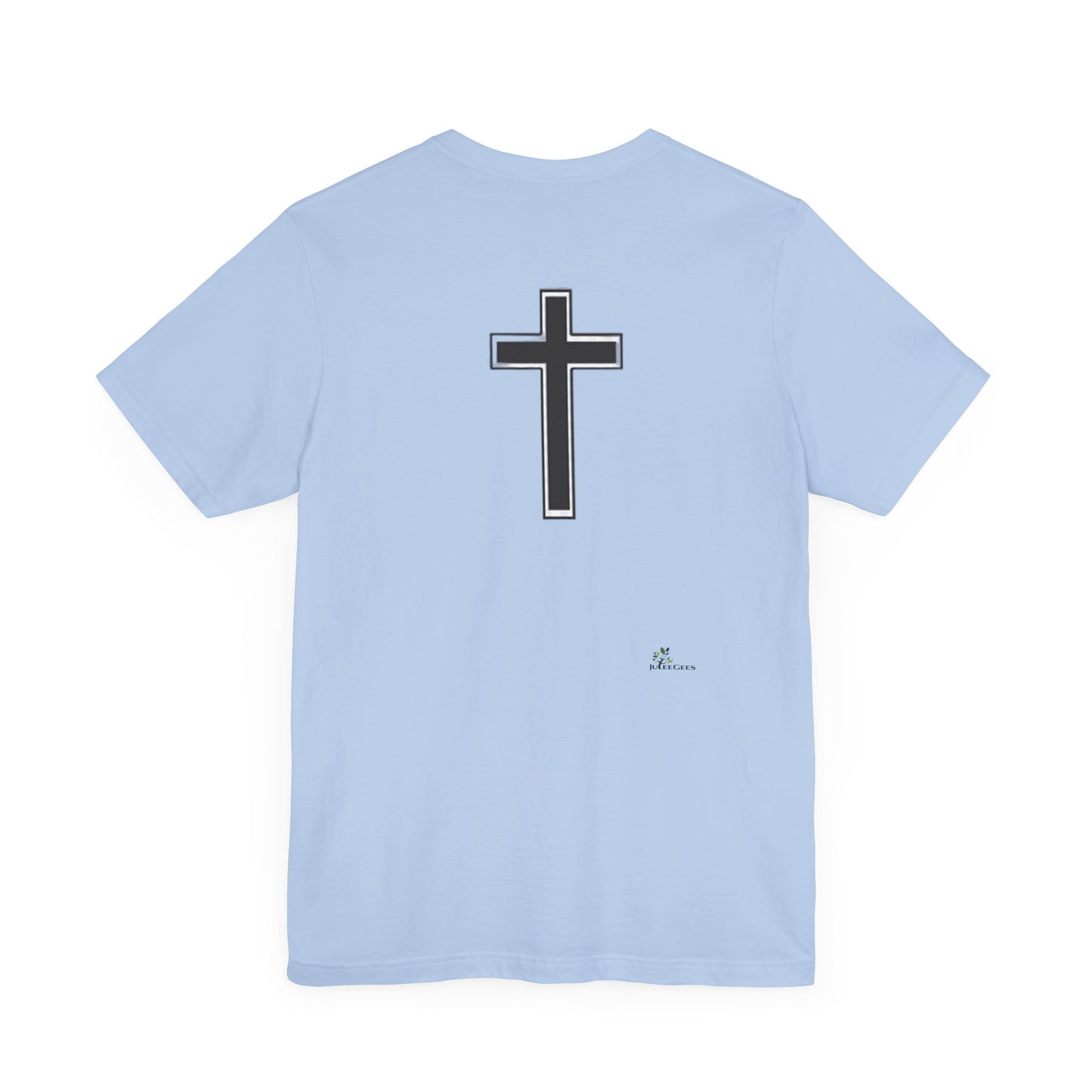 Unisex Jersey Short Sleeve Tee, Religious gift, Christian gift, Jesus did, Faith, love, Jesus saved me. Easter, His and Hers.