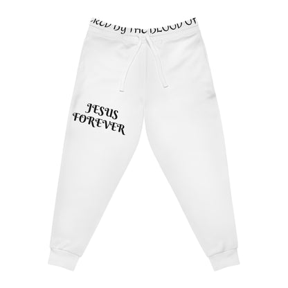 Athletic Joggers (AOP) JESUS FOREVER/ COVERED BY THE BLOOD OF JESUS.