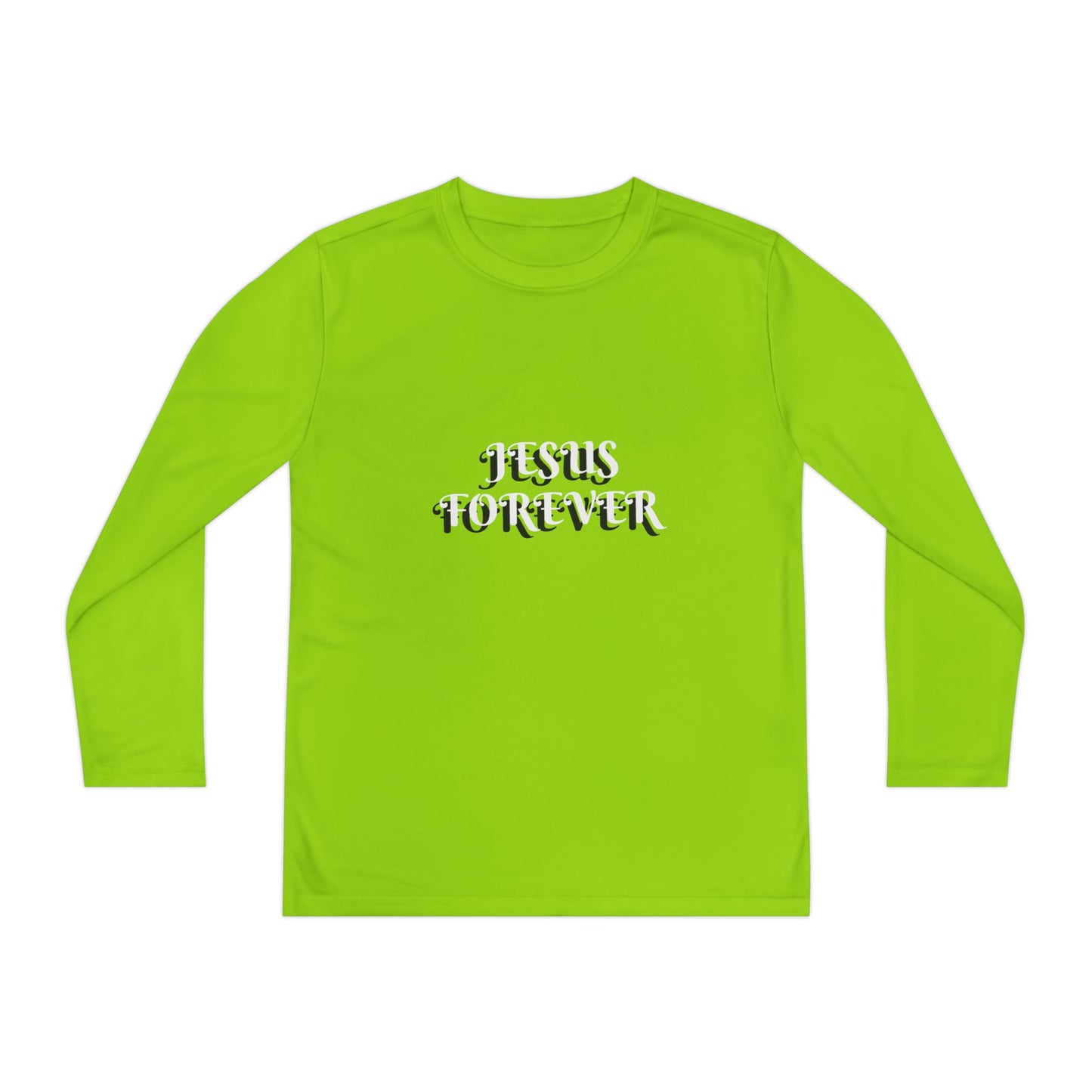 Youth Long Sleeve Tee - Jesus Forever Christian Shirt