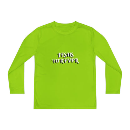 Youth Long Sleeve Tee - Jesus Forever Christian Shirt