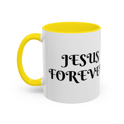 Accent Coffee Mug (11, 15oz)  JESUS FOREVER