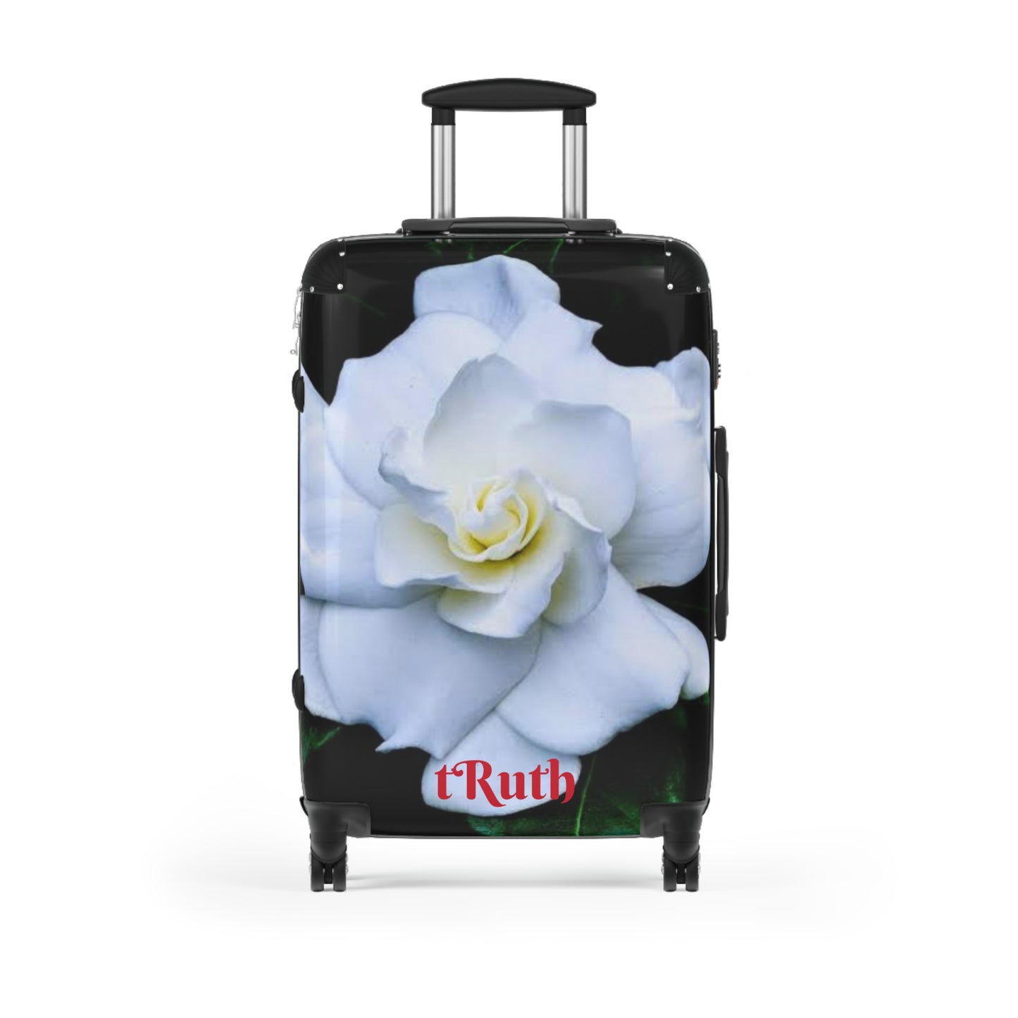 Suitcase World traveler Gardenia Flowers tRuth.