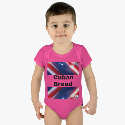 Infant Baby Rib Bodysuit Cuban Bread