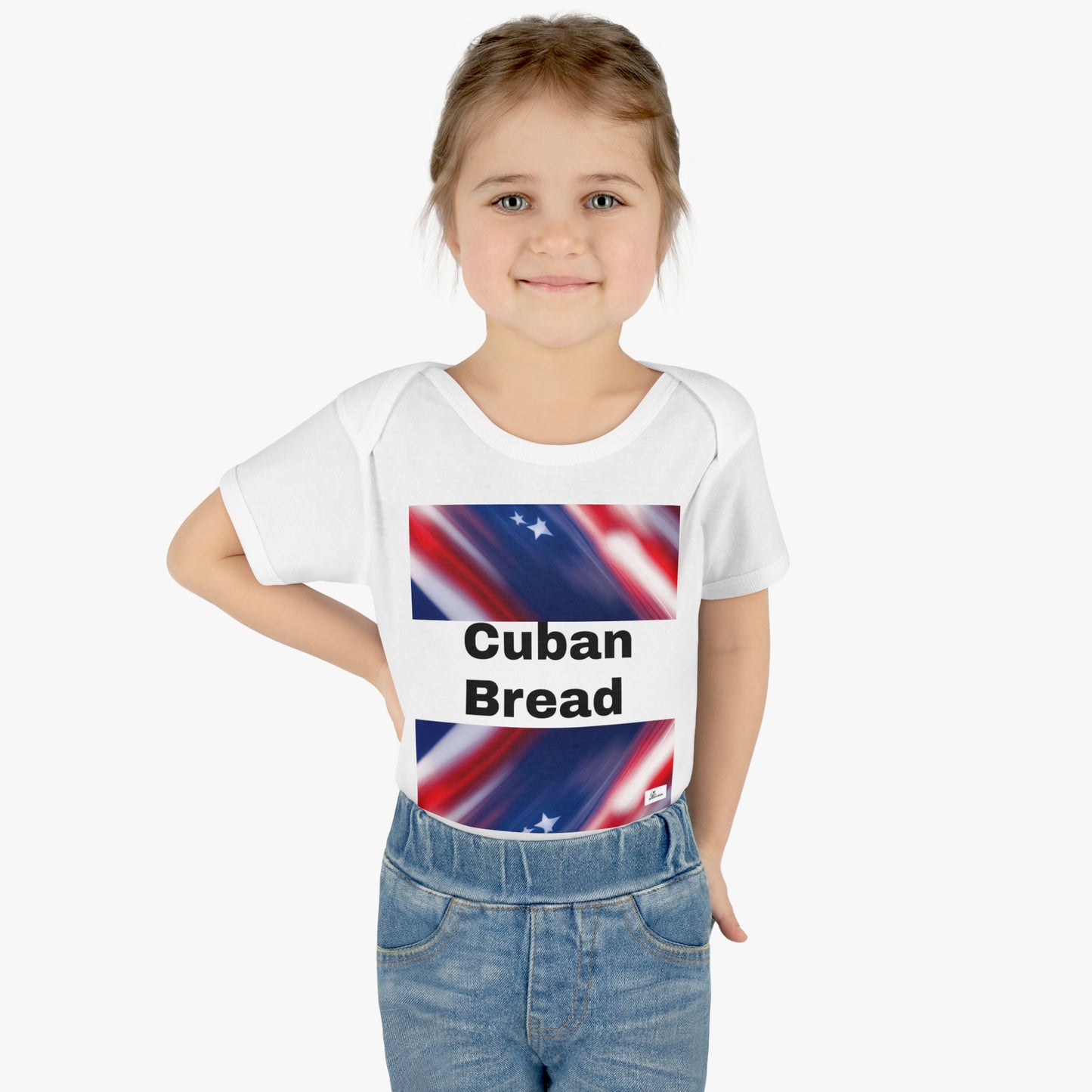 Infant Baby Rib Bodysuit Cuban Bread