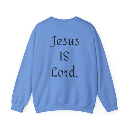 Unisex Heavy Blend™ Crewneck Sweatshirt Colossian 1:16-17/ Jesus is Lord.