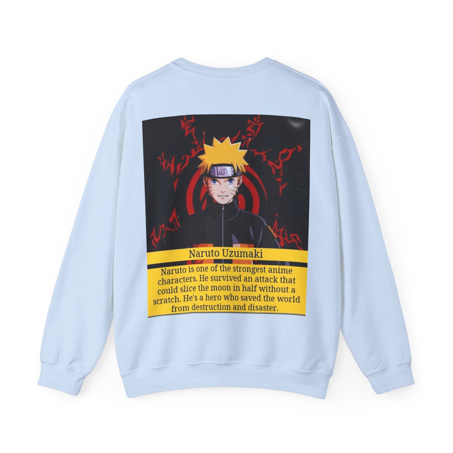 Unisex Heavy Blend™ Crewneck Sweatshirt  Naruto info. Anime with 2 PETER 1:3