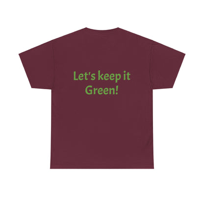 Unisex Heavy Cotton Tee Earth trending! Let's keep it green.