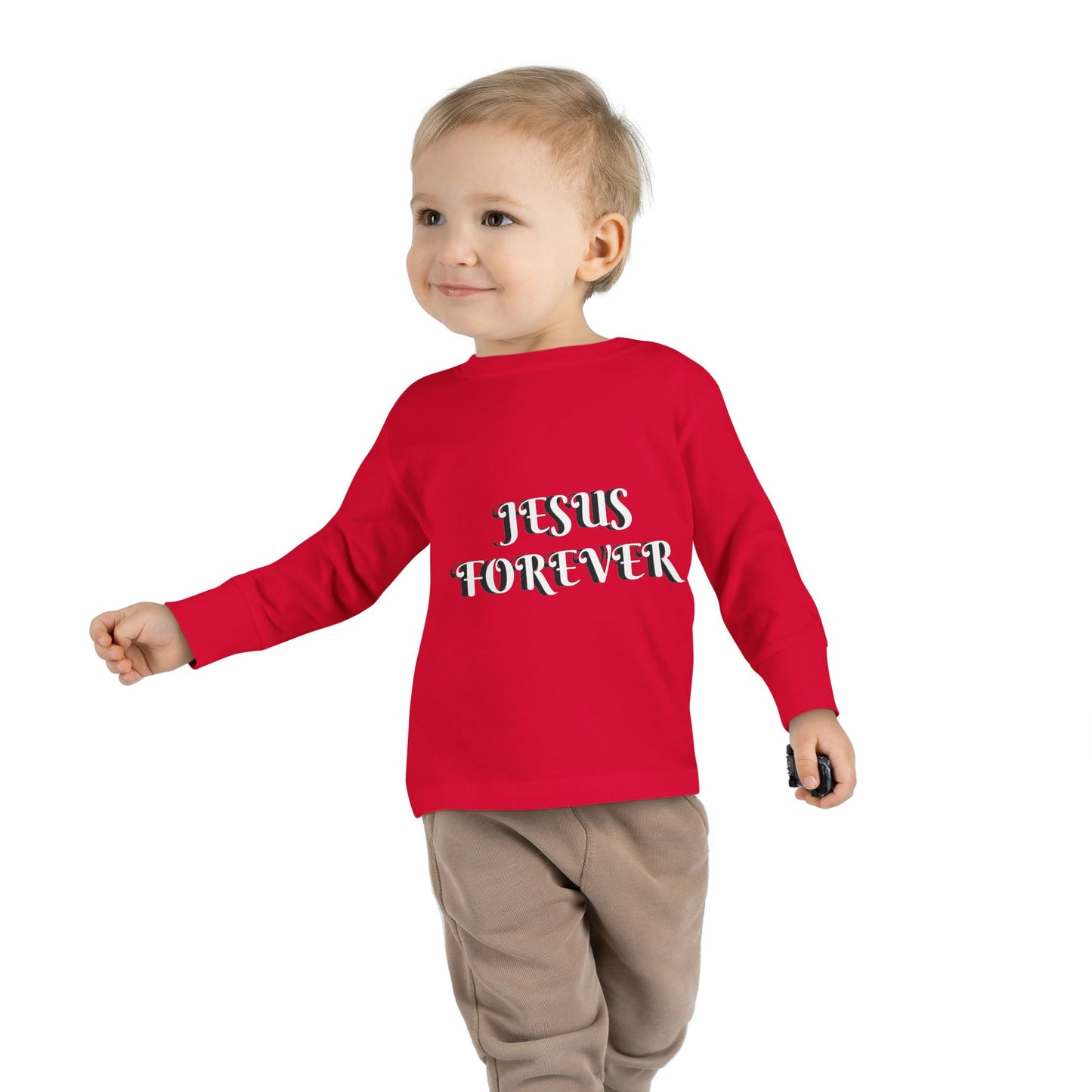 Toddler Long Sleeve Tee - Four Seasons Jesus Forever