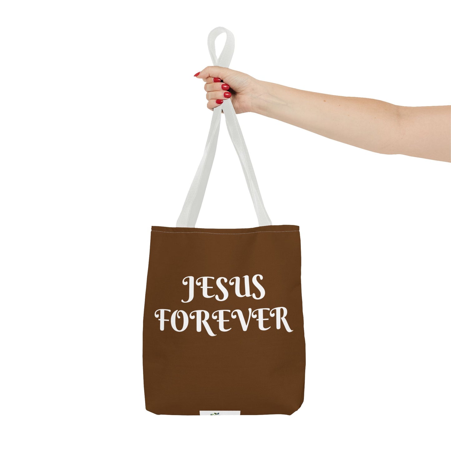 Tote Bag (AOP) with JESUS FOREVER