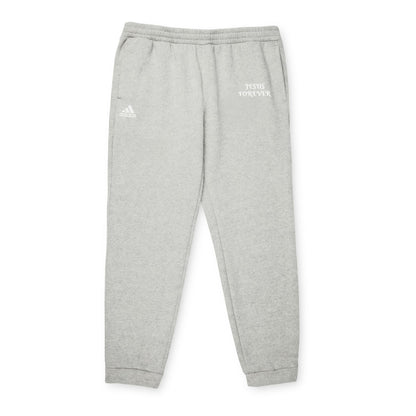 adidas Unisex Fleece Joggers WITH JESUS FOREVER