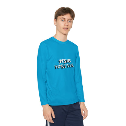 Youth Long Sleeve Tee - Jesus Forever Christian Shirt
