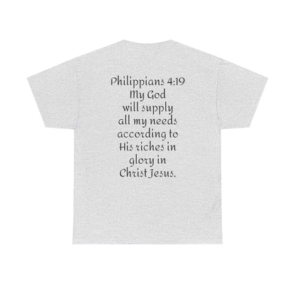 Unisex Heavy Cotton Tee. Jehovah- Jireh my God will provide.