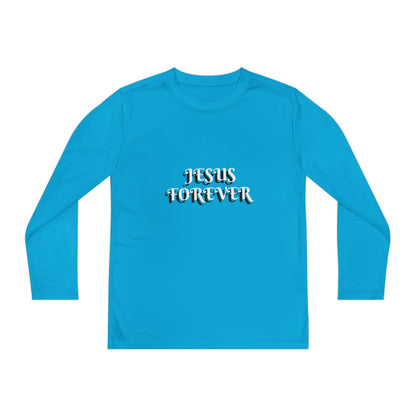 Youth Long Sleeve Tee - Jesus Forever Christian Shirt