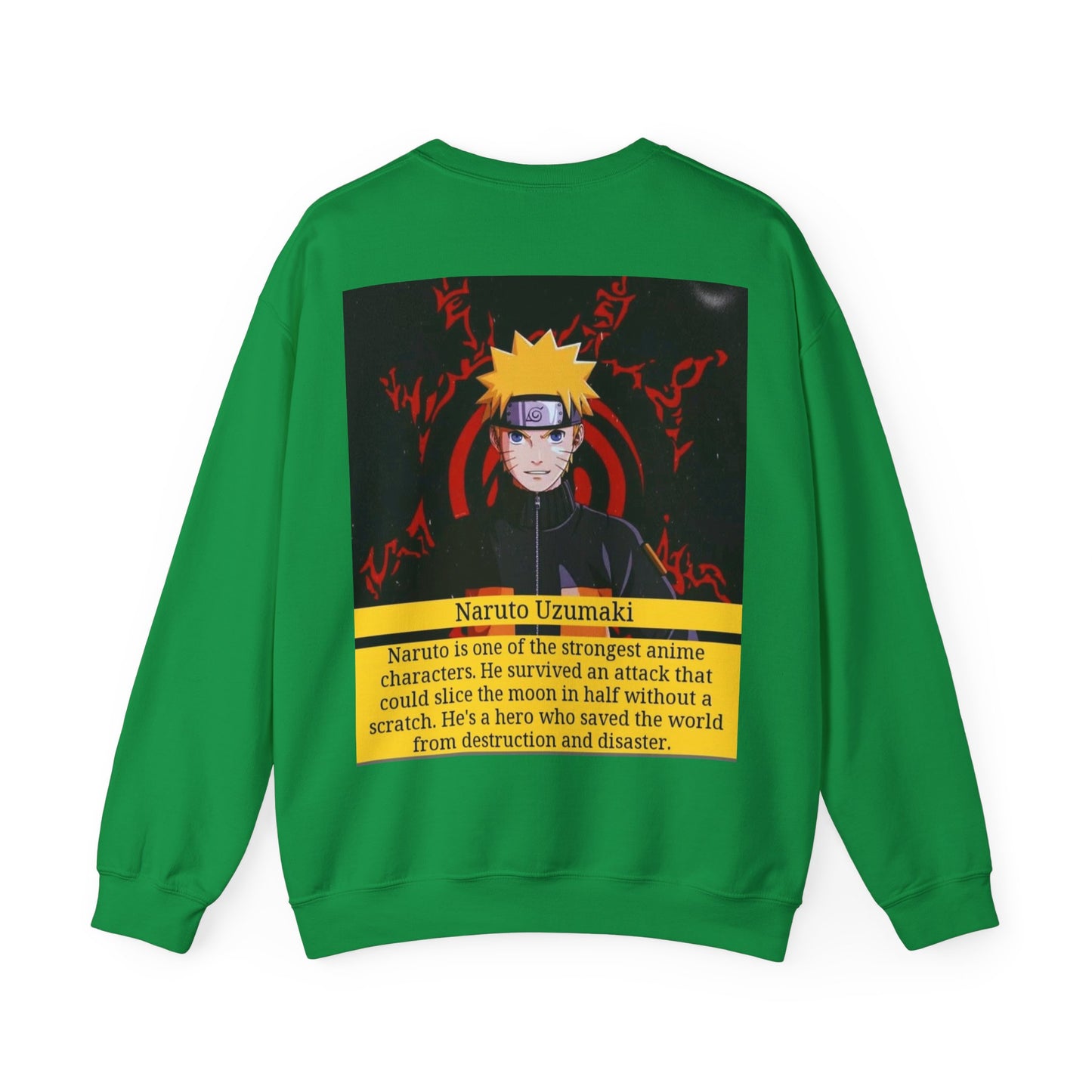 Unisex Heavy Blend™ Crewneck Sweatshirt  Naruto info. Anime with 2 PETER 1:3