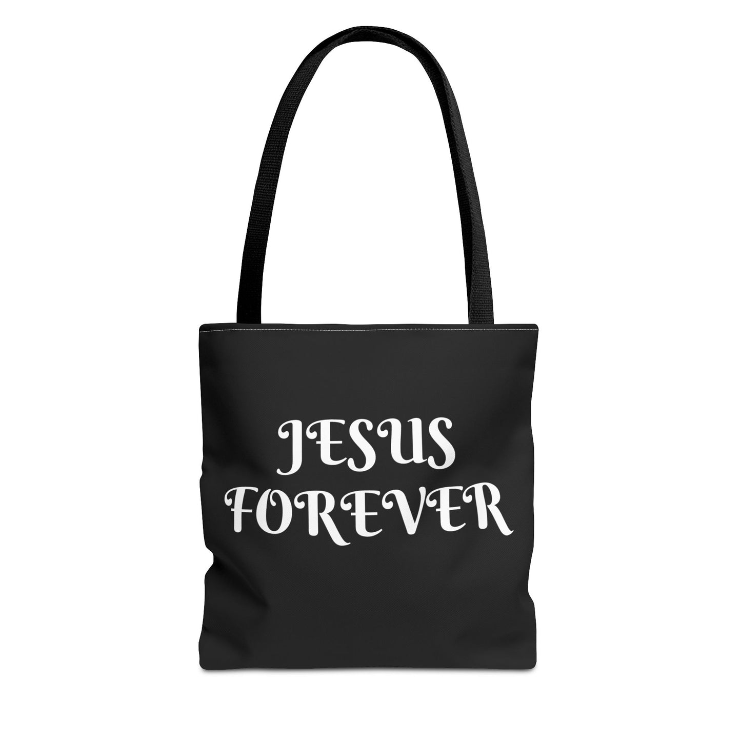 Tote Bag (AOP) with JESUS FOREVER