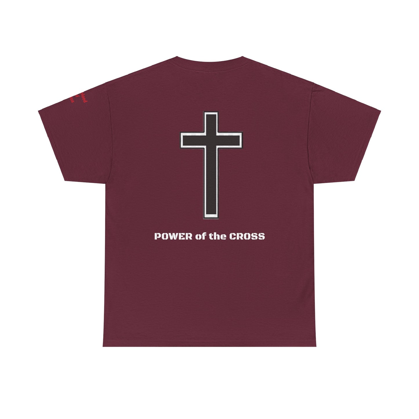 Unisex Heavy Cotton Tee. Rejoicein the lord always the blood of Jesus . Faith comes by hearing God's word.