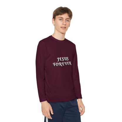 Youth Long Sleeve Tee - Jesus Forever Christian Shirt