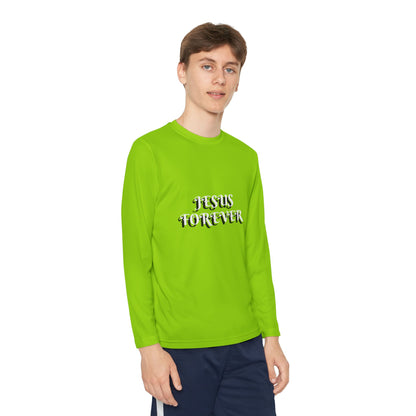 Youth Long Sleeve Tee - Jesus Forever Christian Shirt