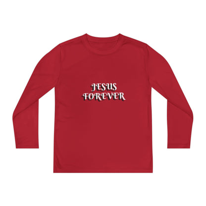 Youth Long Sleeve Tee - Jesus Forever Christian Shirt
