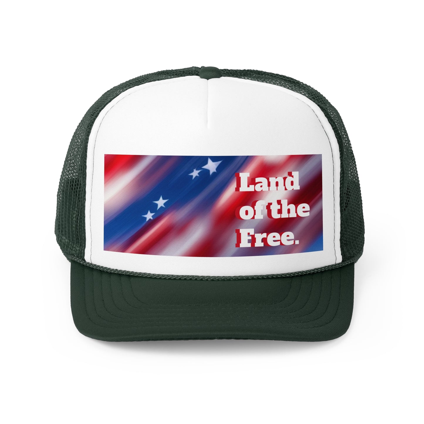 Trucker Caps American flag /Land of the Free,