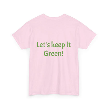 Unisex Heavy Cotton Tee Earth trending! Let's keep it green.