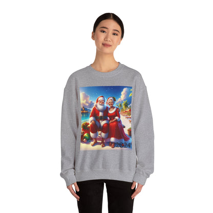 Unisex Heavy Blend™ Crewneck Sweatshirt photo of Gardiner /Santaand wife  in Florida