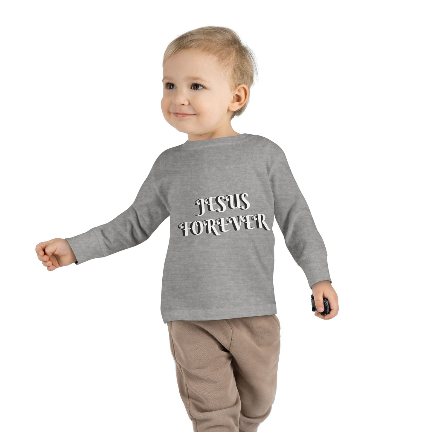 Toddler Long Sleeve Tee - Four Seasons Jesus Forever