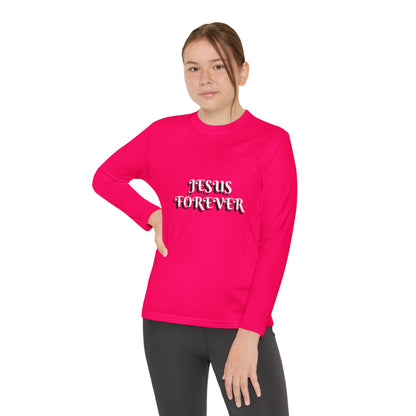 Youth Long Sleeve Tee - Jesus Forever Christian Shirt