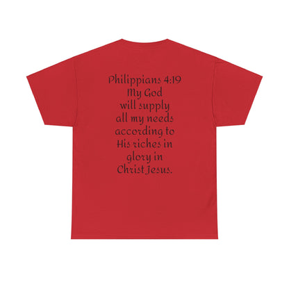 Unisex Heavy Cotton Tee. Jehovah- Jireh my God will provide.