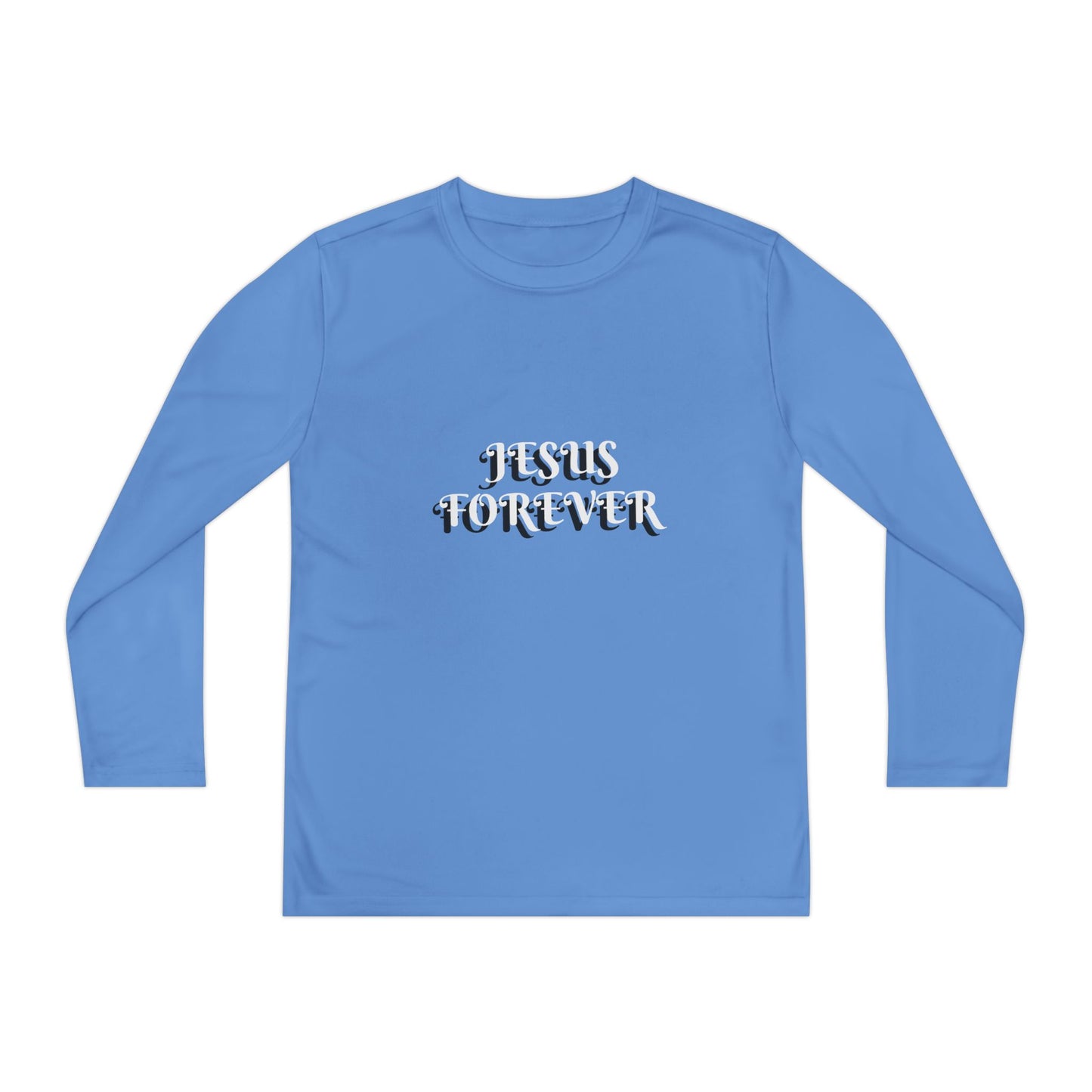 Youth Long Sleeve Tee - Jesus Forever Christian Shirt
