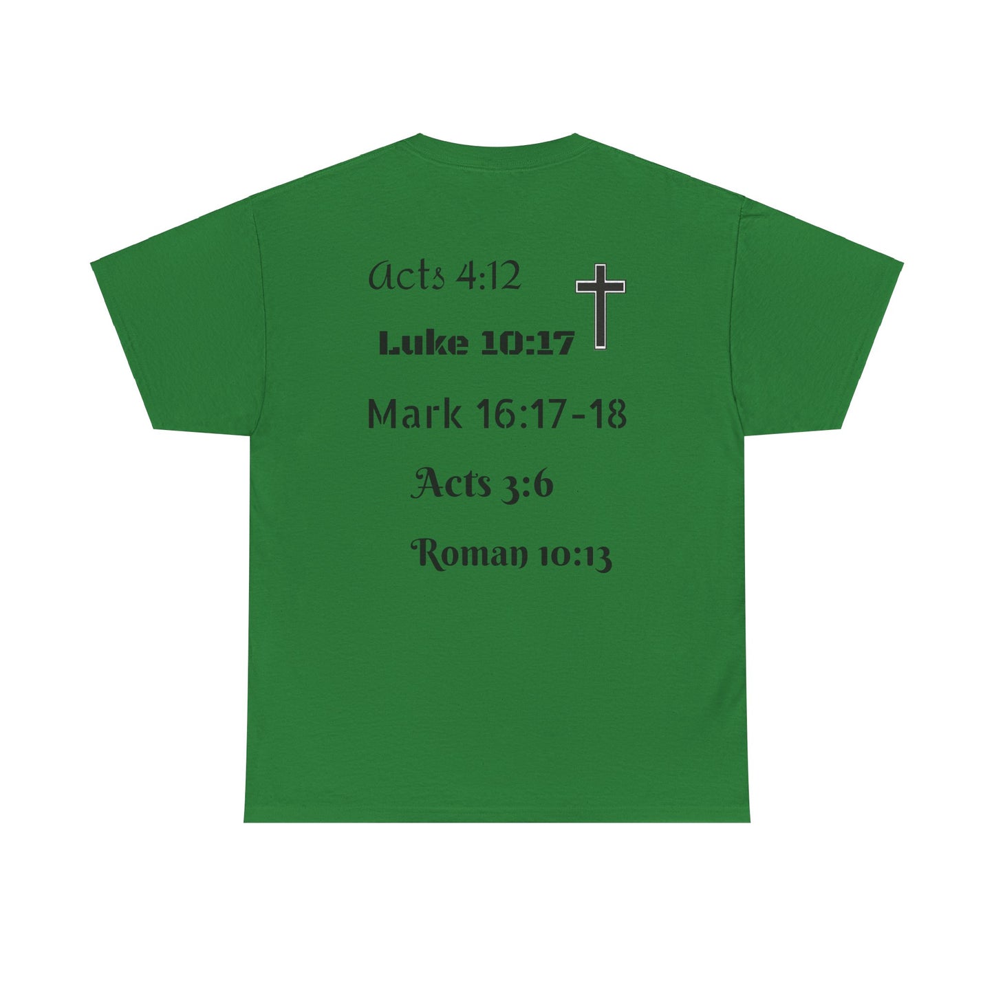 Unisex Heavy Cotton Tee. Jesus His name changes everything.  Scripture