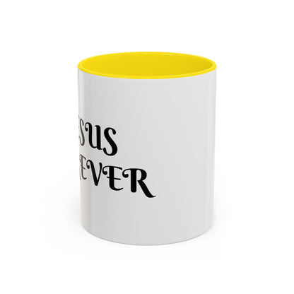 Accent Coffee Mug (11, 15oz)  JESUS FOREVER