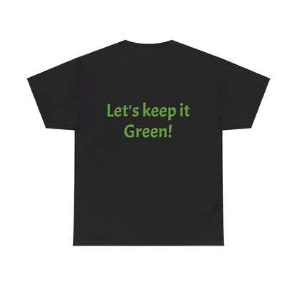 Unisex Heavy Cotton Tee Earth trending! Let's keep it green.