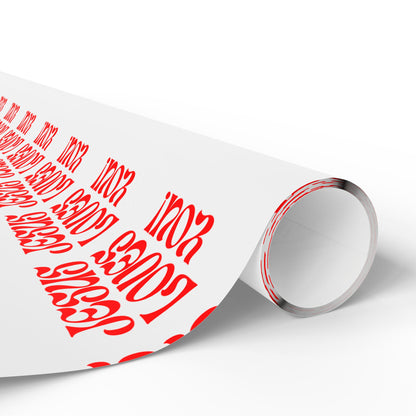Wrapping Papers Jesus loves you.