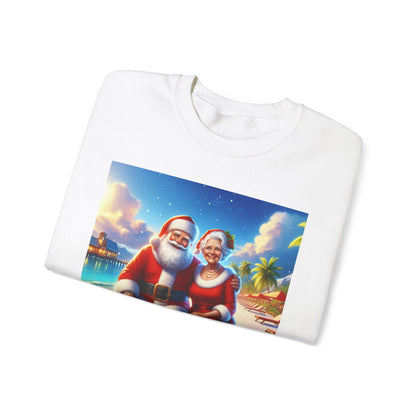 Unisex Heavy Blend™ Crewneck Sweatshirt photo of Gardiner /Santaand wife  in Florida