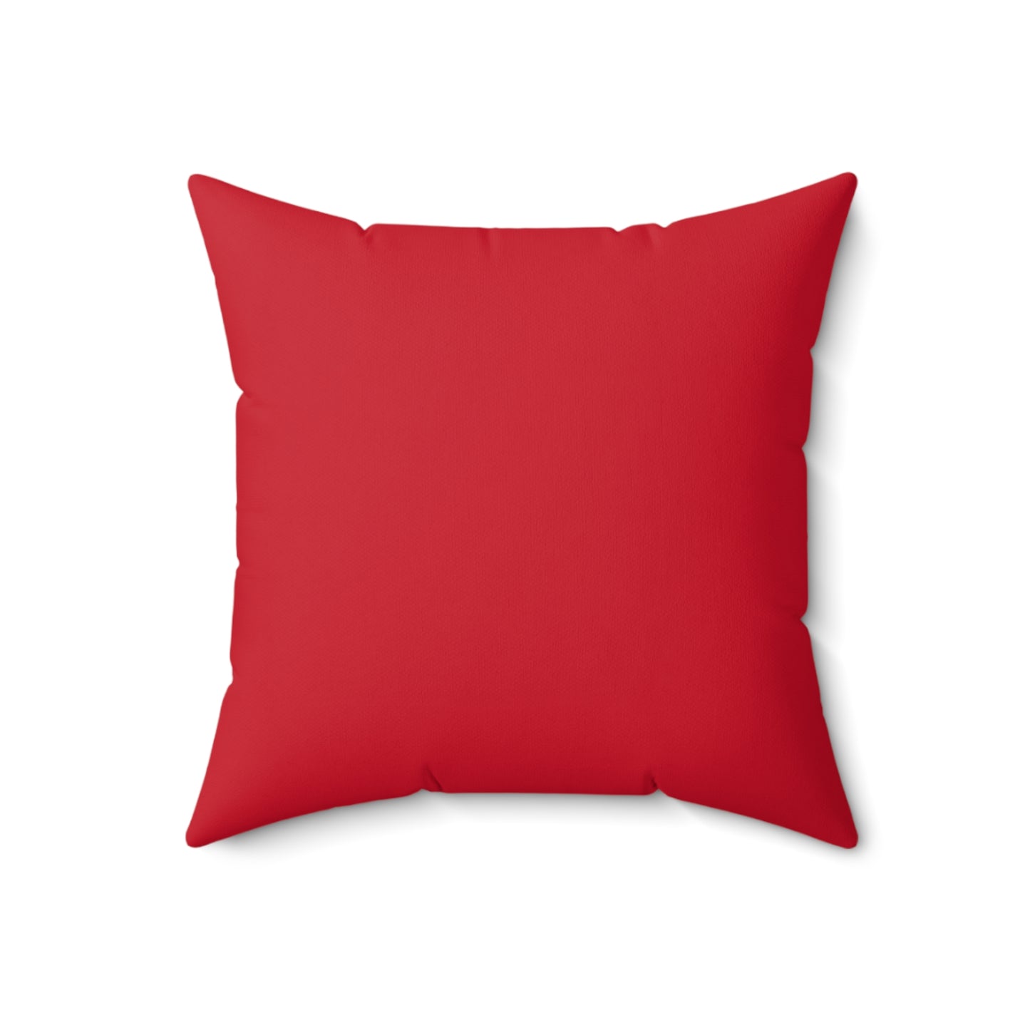 Spun Polyester Square Pillow Christmas Red Santa moon light ride