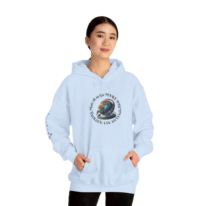 Make Diciples Unisex Hoodie, Cozy Sweatshirt for Dreamers, Matther28:19Gift for Him/Her, Astrology Apparel, Everyday Comfort Wear