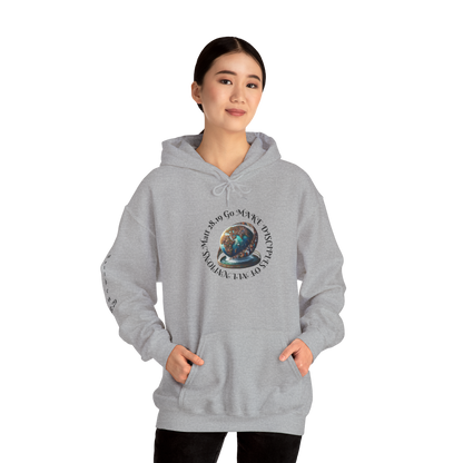 Make Diciples Unisex Hoodie, Cozy Sweatshirt for Dreamers, Matther28:19Gift for Him/Her, Astrology Apparel, Everyday Comfort Wear