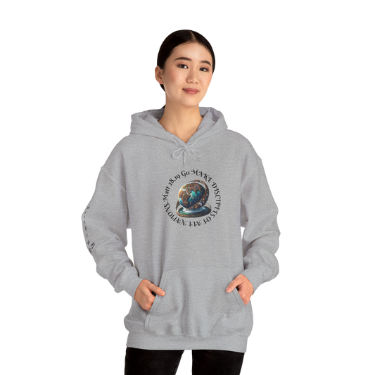 Make Diciples Unisex Hoodie, Cozy Sweatshirt for Dreamers, Matther28:19Gift for Him/Her, Astrology Apparel, Everyday Comfort Wear