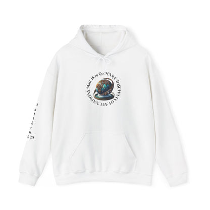 Make Diciples Unisex Hoodie, Cozy Sweatshirt for Dreamers, Matther28:19Gift for Him/Her, Astrology Apparel, Everyday Comfort Wear