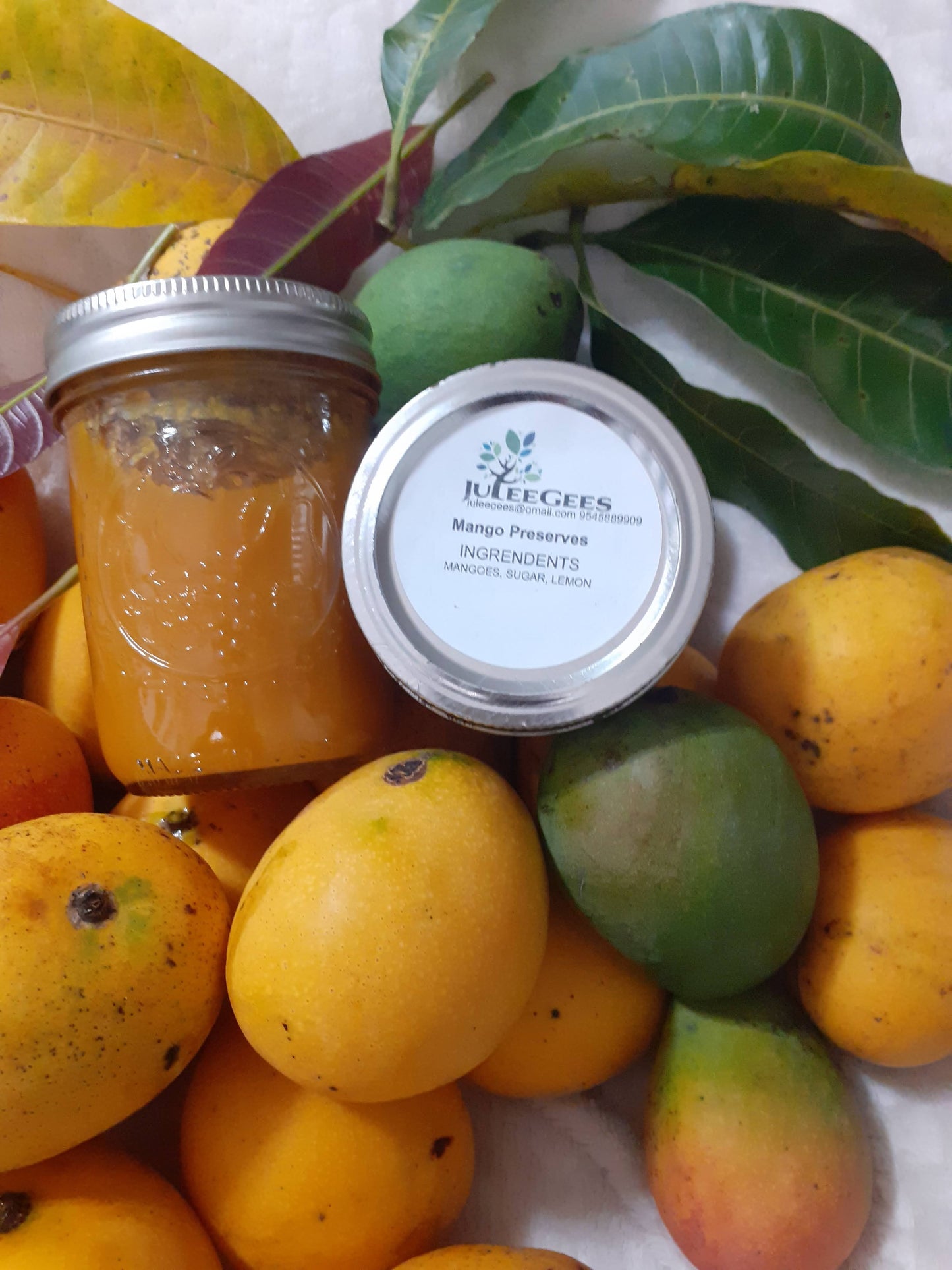 Homemade Mango Preserve